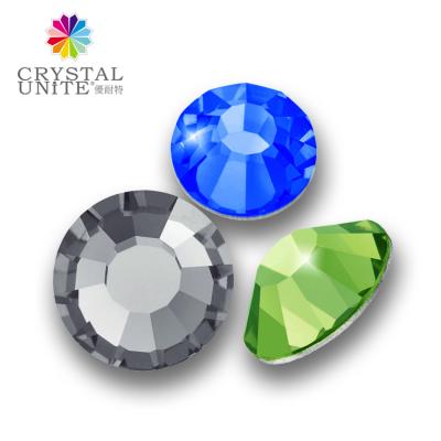 China Flatback CRYSTAL UNITE Flat Back NON Hot Fix Rhinestone Natural Colors Art.# U2028 for sale