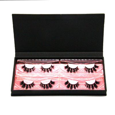 China Recycled Materials Wholesale Custom Empty 4 Pair Eyelash Box With Your Own Label for sale