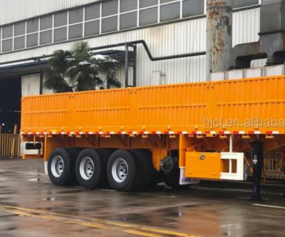 中国 SHACMANフェンス CIMC 3軸フェンス貨物セミトレーラー 60トンのコンテナのトイストロック 販売のため