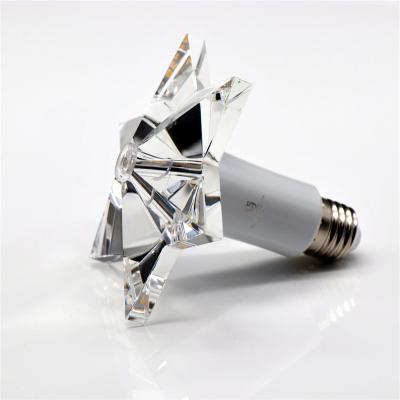 China 2022 Fashion Residential Star LED E 27 Hotsale Bulb Downlight Downlight Crystal Corridor Light Without Head K9 Bulb Glass for sale
