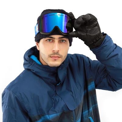 China Ski Protection Anti Fog Ski Goggles Glass Snow Equipment HUBO Ski Sports Design Anti Fog Scratch for sale