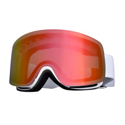 China HB-193B Sports Outdoor Ski Goggles SKI Snow Glass Strap TPU Frame Material for sale