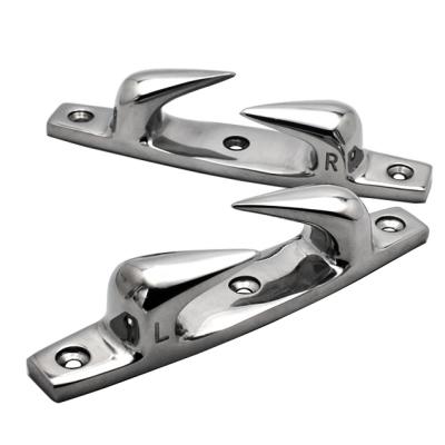 China Factory Outlet Stainless Steel Boat Marine Accessories A Pair Bow Fairlead Roller Chock For Sale en venta