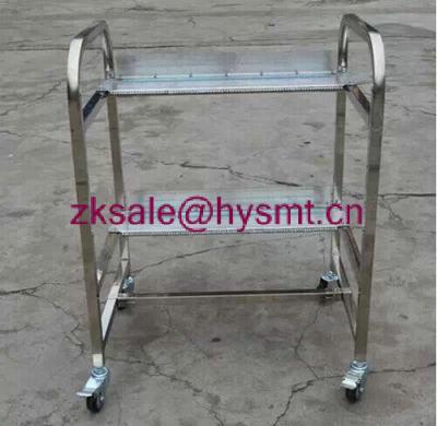 China JUKI STAINLESS FEEDER STORAGE CART with 80 FEEDER for sale