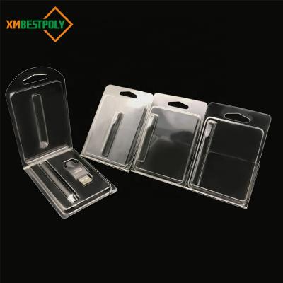 China Custom Cheap Hardware Clamshell Packing Clamshell Clamshell USB Pack Or Blister With Paper Card Insert for sale
