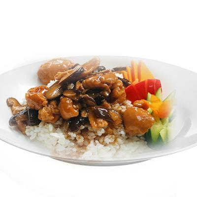 China Nutrition Instant Culinary Frozen Savory Take Away Natural Flavor Ready To Heat Sliced Chicken With Mushroom For Homemade Lunch Without Flames for sale