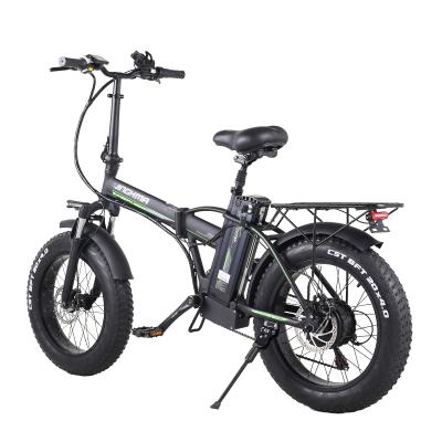 China Foldable Electric High Speed Demountable Beach Cruiser Ebike 48V Motor Horn Ebike 750W Electric Bike for sale