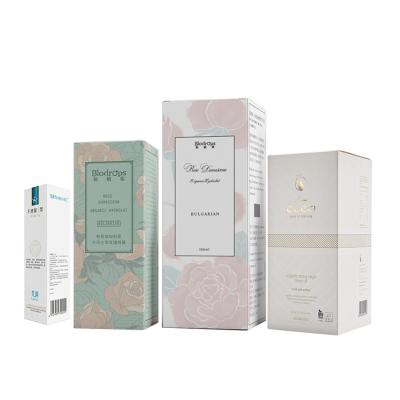 China Wholesale Custom Printed Kraft Paper Packaging Box Handmade Perfume Paper Cosmetic Paper Boxes for sale