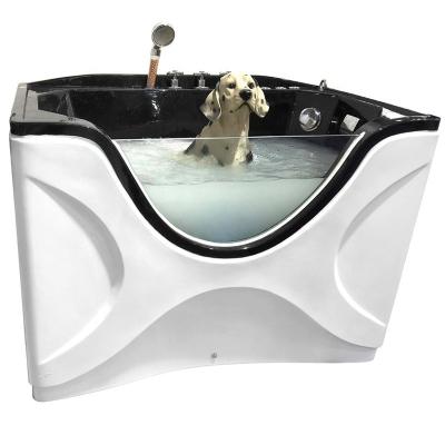 China Viable Electric Dog Bathing New Dog Tub Tub Massager Machine Pet Spa Environment Acrylic Washing Transparent Dense Bubbles for sale