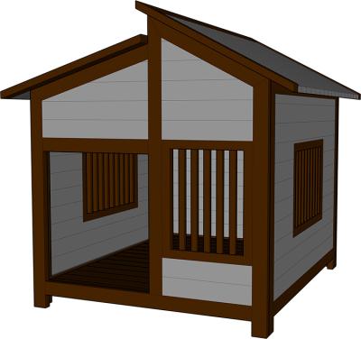 China Viable Professional Outdoor Wooden Luxury Pet Dog House Pet Design VIP Kennel VIP House for sale