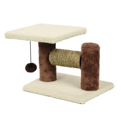 China Viable Small Size Cat Scratcher Tree CAT TOY Cat Playing Tool for sale