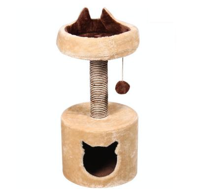 China Sustainable Cat Scratcher Tree , Cat Tree Pet Scratch Post for sale