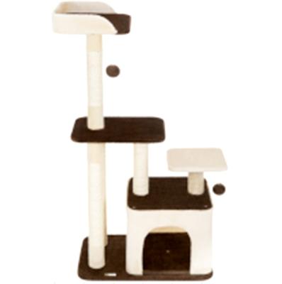 China Fashion Design Single Viable PTC28039 High Quality Customized Cat Tree Pet Scratch Post Cat Tree Cat Scratch Post Furniture for sale