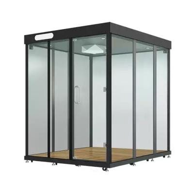 China Adjustable (Other) Widen Mobile Booth Office Meeting Place Family Easy To Assemble Soundproof Booth for sale