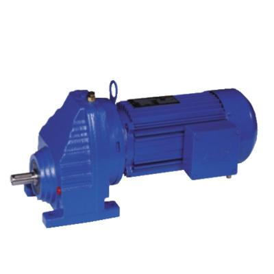 China High Torque Single Stage Helical Gear Reducer Motor Flange Mounted RXF Series for sale