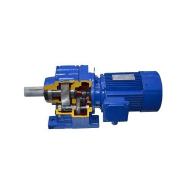 China Custom Inline Bevel Helical Worm Gearbox Motor Vertical Flange Mounted for sale
