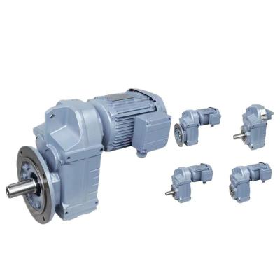 China Custom Hollow Shaft Helical Gearbox Speed Reducer With Inline Torque Arm for sale