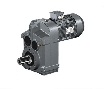 China OEM Parallel Shaft Helical Gear Reducer Gearmotor 1:80 Ratio For Bucket Elevator for sale