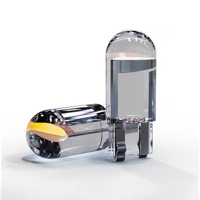 China Automotive Side White 12V T10 LED W5W LED Reading Light Side Door Bulb Wedge Marker Light COB LED 6000K License Plate Wedge Marker Door Light Bulb gray card plate light for sale