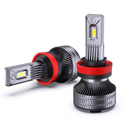 China SENLIGHT OEM Car Auto Light 110W 6000K 20000 LM Two Copper Heat Pipe Fin Radiator H8 H9 H11 LED Headlight Bulbs X5 (E53) for sale