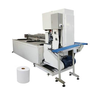 中国 工業用トイレットペーパーロール切断機 バンドサー 15KW 15-30カット/分 完全自動 販売のため