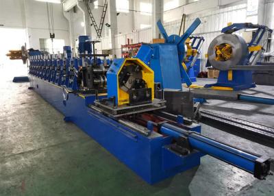 Cina Rotolo della pista di U che forma macchina, sezione d'acciaio Rollformer di rinforzo di scaffale di forma di U in vendita