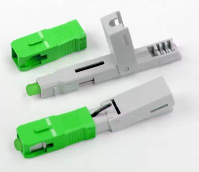 Κίνα Συγκρότημα FTTH SC APC Fast Connector για εγκατάσταση πεδίου οπτικών ινών με χαμηλή απώλεια σήματος προς πώληση
