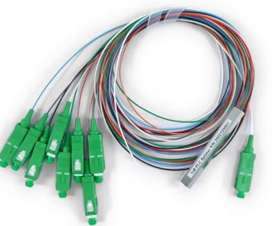 China Fibra óptica Micro 1 * 8 SC APC MINI 1m 1.5m Fibra de acero de acero de acero de acero en venta