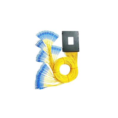 China SC FC LC ST Tipo de conector Fibra óptica 1 128 PLC Splitter con directividad dB ≥55 en venta