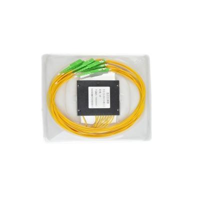 China Fibra óptica 1x8 PLC Splitter con tipo de fibra G657A y estabilidad a la temperatura de 0,5 dB en venta