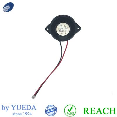 China Black Round Box Speaker Precision Device 2W 8ohm 32mm Lightweight for sale