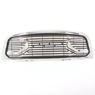 China ABS Big Horn Chrome Grille+Replacement Shell Fit For Dodge Ram 2009-2012 1500 for sale