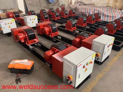China Conventional Tank Turning Rolls Stands 100 Ton Bolt Adjustment Steel Wheel Pipe for sale