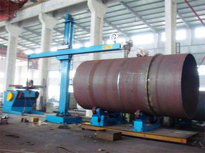 China Columna automática y auge de la soldadura a tope del tubo con la fijación manual de la rotación 180° en venta