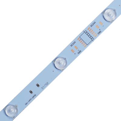China LANDSCAPE Backlight Light Box Led Strip Light Bar SMD2835 Led Lattice Diffuse Led Light Strip With Lens for sale