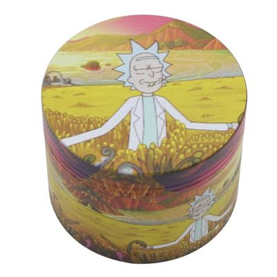 China Tobacco Grinder Anime Cartoon Design 50mm Accessories Transitional Portable Smoking Grinder for sale