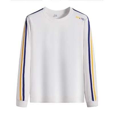 China 2022 New Men's Long Sleeve T-shirt Sweater Breathable Clothing Spring Basing Male Wild Round Shirt Neck Leisure Pullover Sweater Men for sale