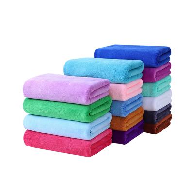 China High Quality Water Absorption Microfiber Bath Towels Very Nice Different Colors Good Absorption for sale