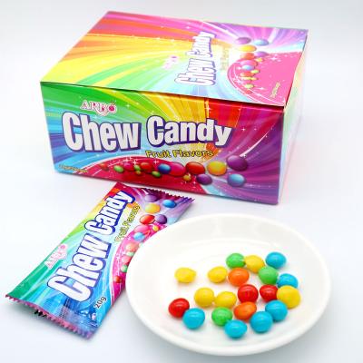 China Normal Mixed Fruit Flavor Skittles Fruity Chew Candy Sour Candy for sale