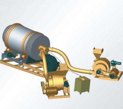 China Drying pulverized coal powder burner producing hot air for brick kiln for sale