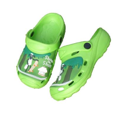 China Wholesale Flat Chileren EVA Garden Clogs Holey Shoes Kids Clogs for sale