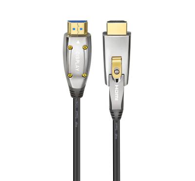 China Car HDVT AM To DM/DM To AM/AU DM To AM HDMI Cable 4K 60Hz Fiber Optic Ultra High Speed 18Gbps For HD TV Box Projector for sale