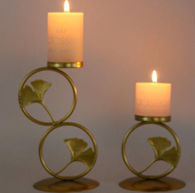 China Retro CANDLE Gold Candlestick Household Nordic MIS Ornaments for sale
