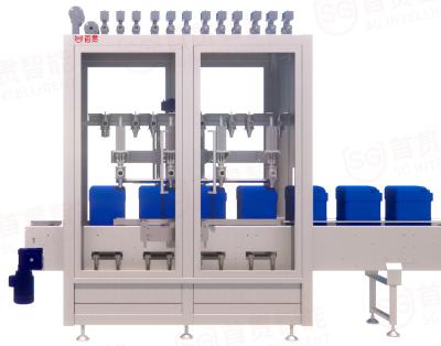 Cina Macchina automatica di riempimento di liquido da 20L e di copertura da 4 ugelli serie in vendita