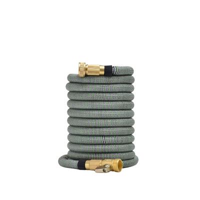 China Hot Sale Factory Supply 100ft Adjustable Garden Hose with ABS Telescopic Magic Sprayer Water Garden Hose for sale