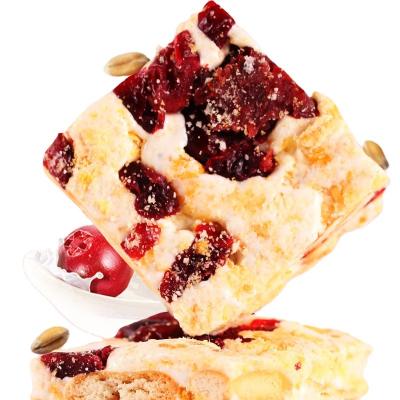 China Wholesales high quality natural delicious cheap healthy nougat candy crispy hanshi nougat cookies for sale