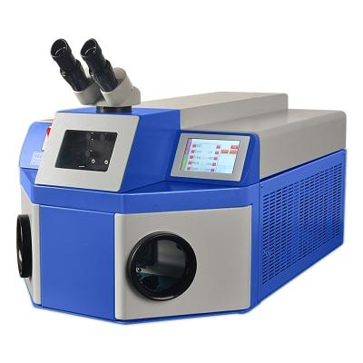 China Jewelry Small jewelry laser spot welding machine for gold silver 150W desktop jewelry laser cold welding machine for sale