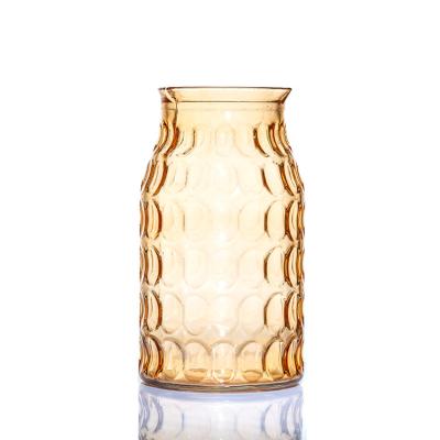 Chine Wholesale Wedding Vase Colorful Glass Flower Vase for Home Decoration à vendre