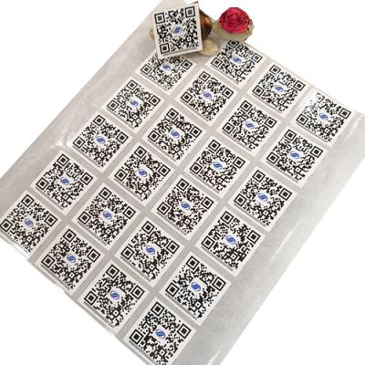 China Wholesale High Quality Custom Waterproof Factory Variety QR Code Label Sticker Waterproof For Product for sale