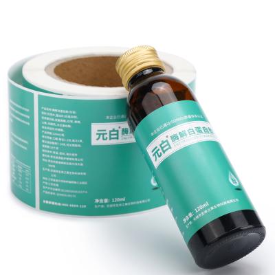 China White Waterproof Roll Vinyl Stickers Management System Litables Label Sticker for sale
